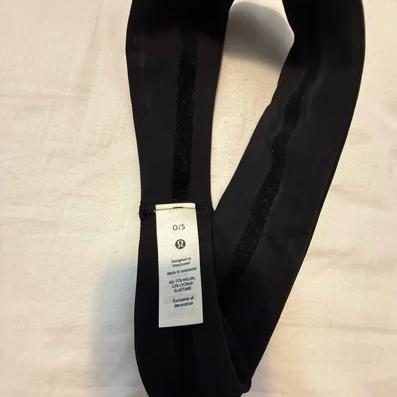 Lululemon Athletica Black Fitness Headband - Picture 3 of 5